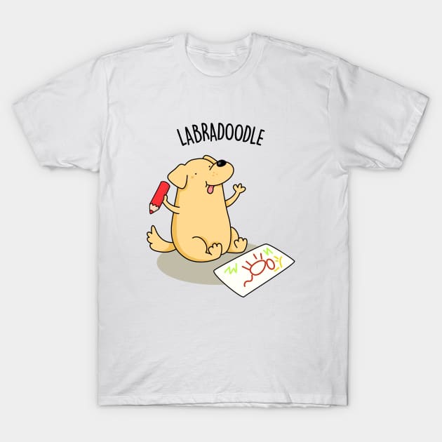 Labradoodle Cute Labrador Dog Pun T-Shirt by punnybone